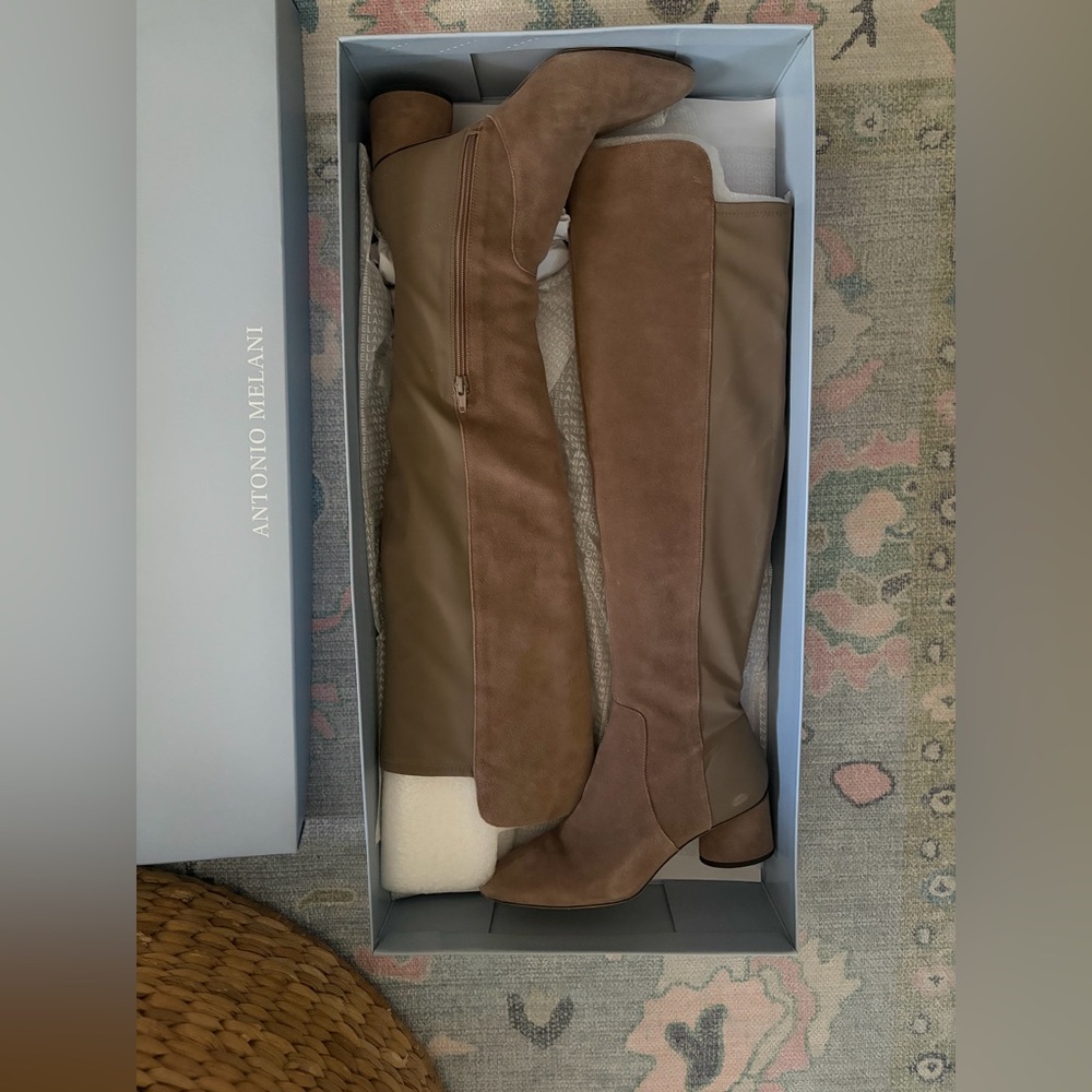 Antonio Melani Hippie Taupe Boots worn once